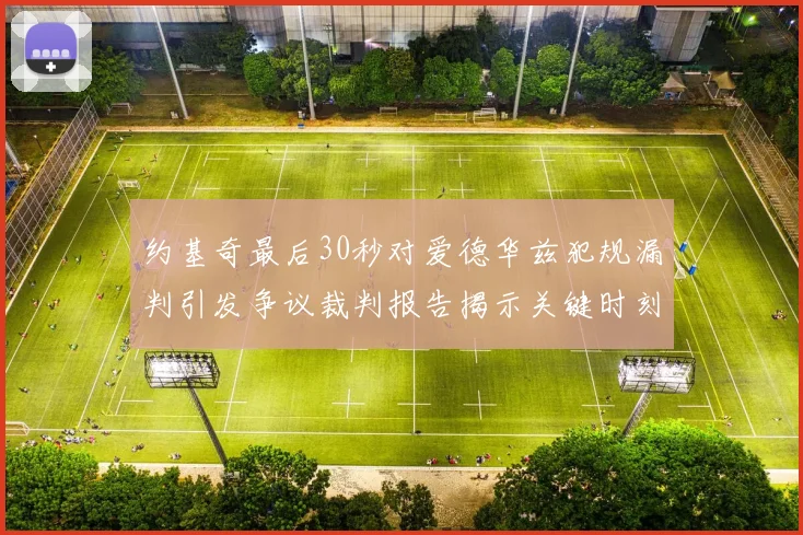 约基奇最后30秒对爱德华兹犯规漏判引发争议裁判报告揭示关键时刻失误